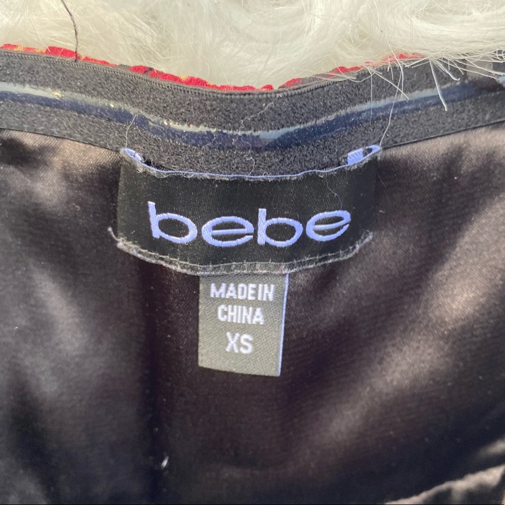 Y2K Vintage Bebe Lace Up Corset Top - Picture 4 of 7